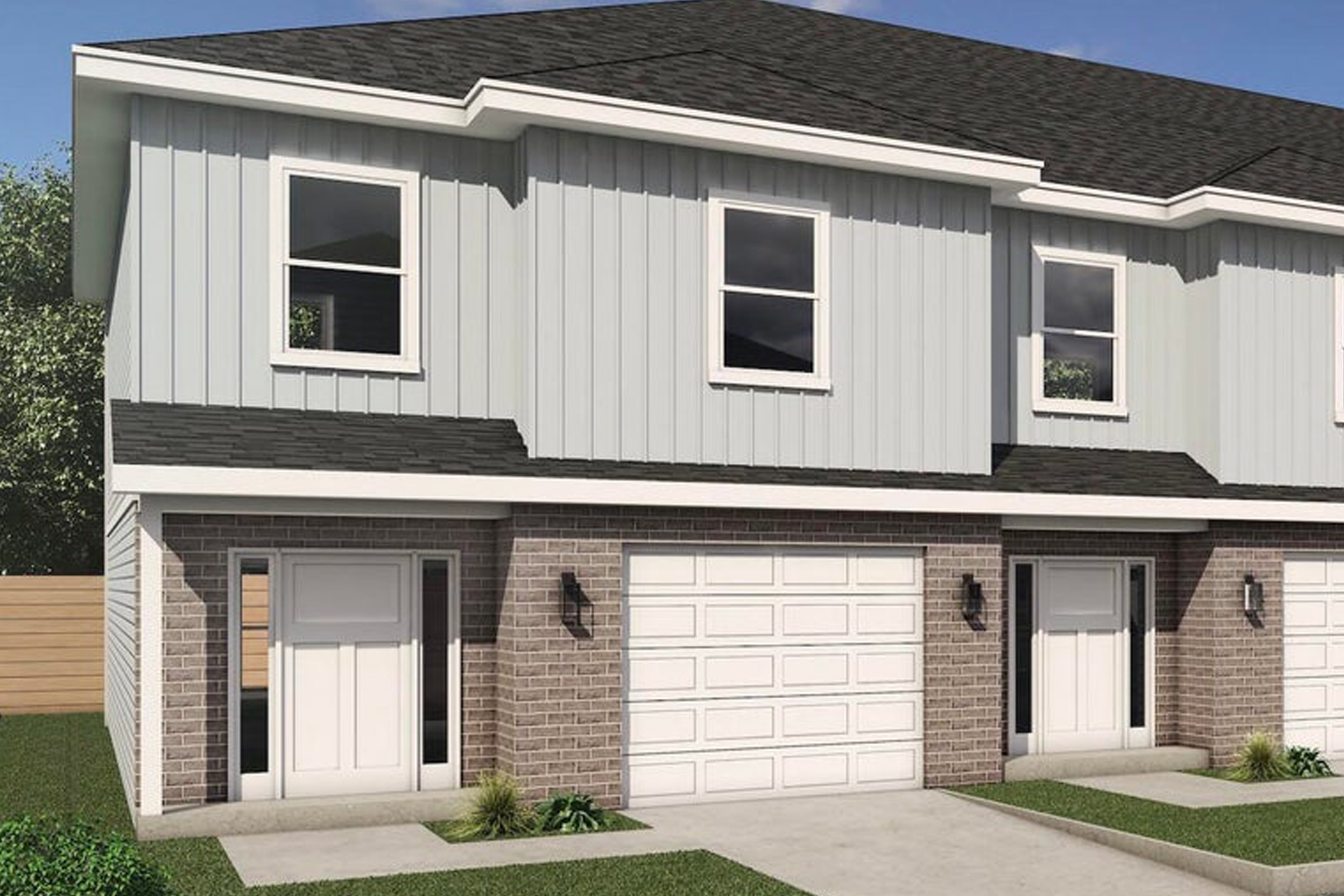Ainsley Parc - end unit rendering BNR